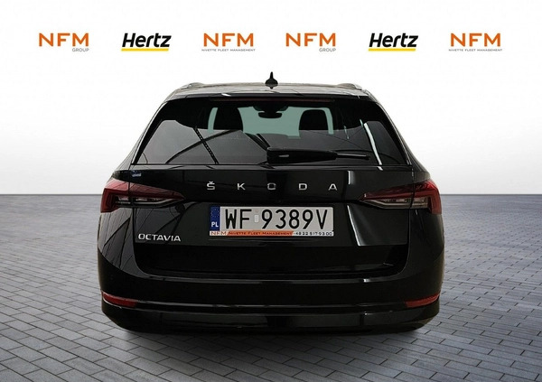 Skoda Octavia cena 114500 przebieg: 43300, rok produkcji 2021 z Garwolin małe 407
